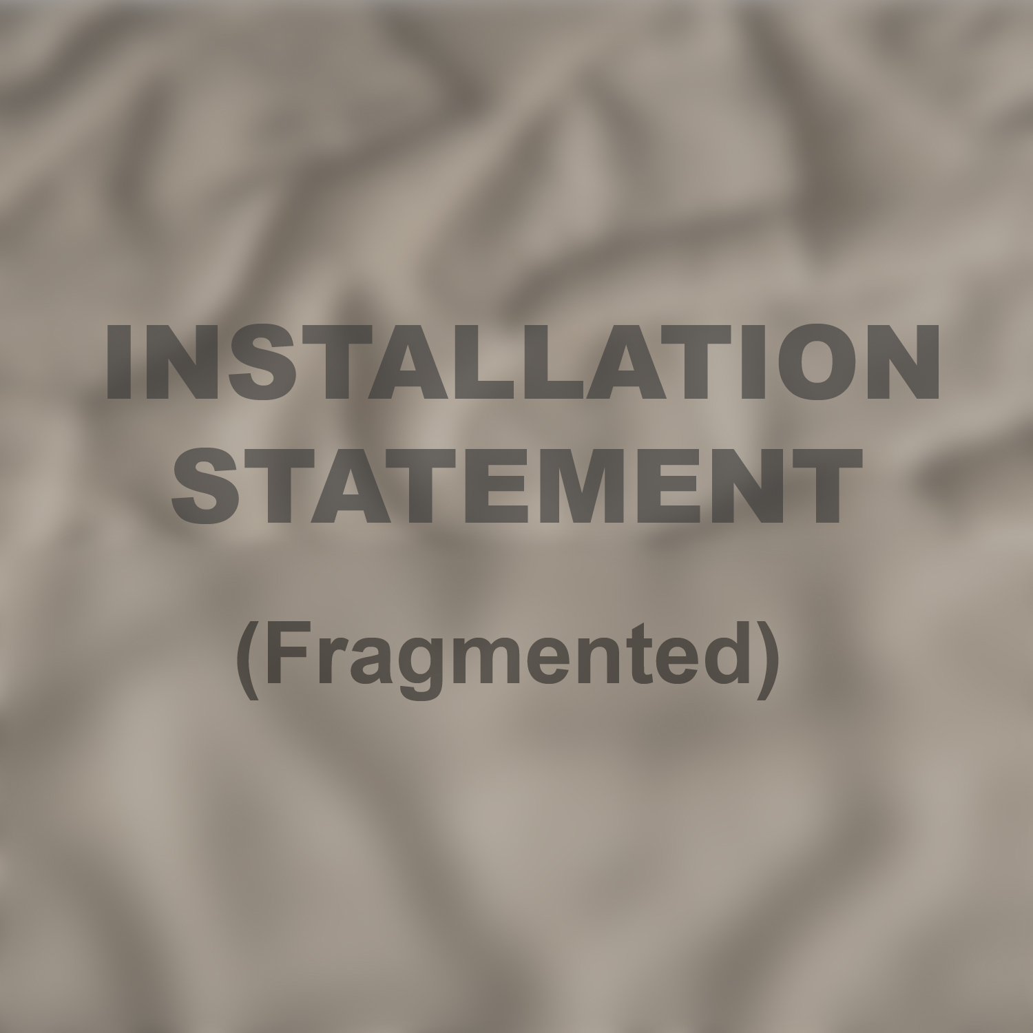 Installation Statement